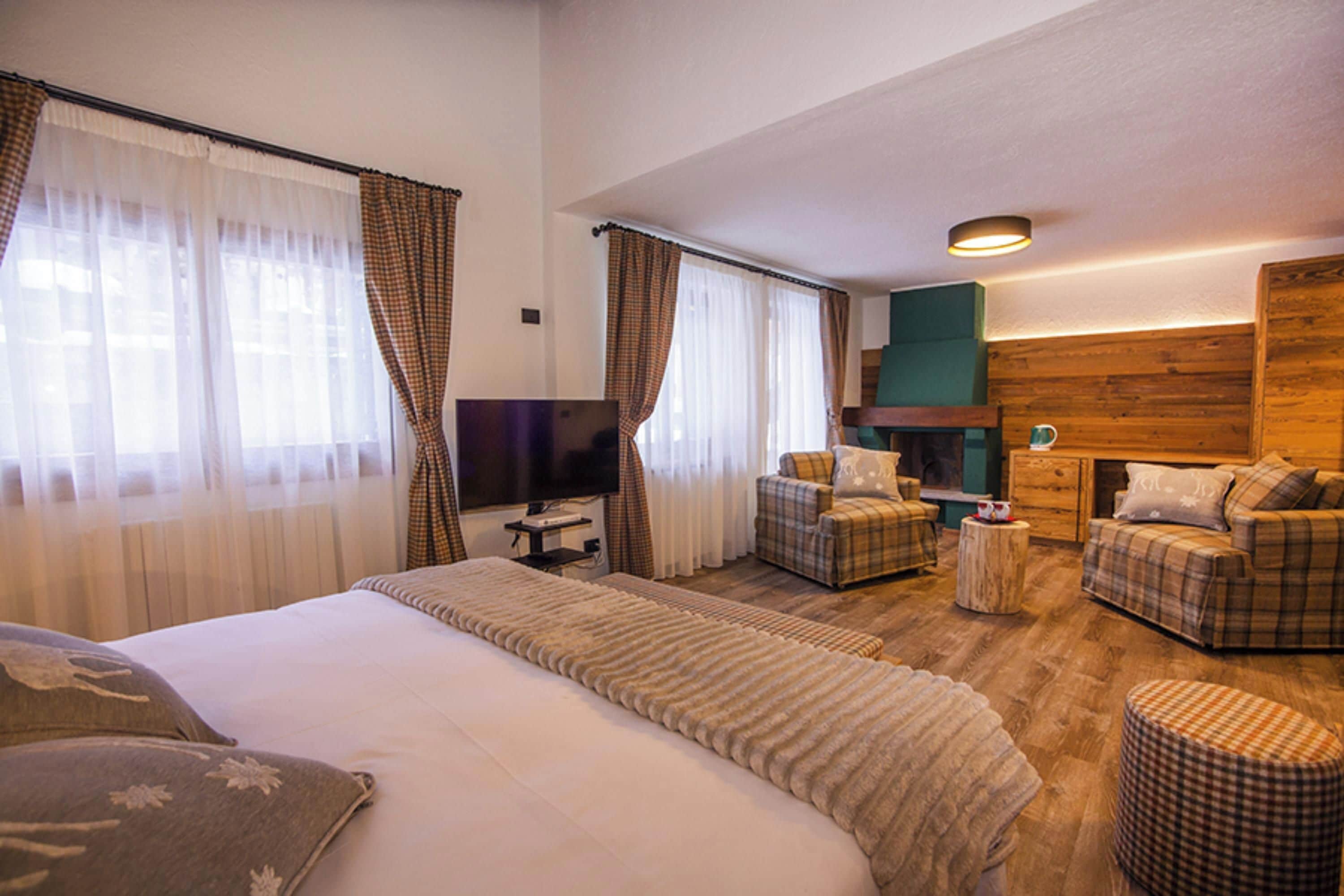 Draps italiens Frette, surmatelas, minibar