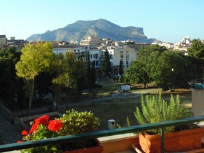 Blick von der Unterkunft