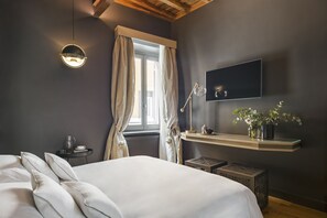 Habitación doble | Sábanas de algodón egipcio, ropa de cama hipoalergénica y edredón 