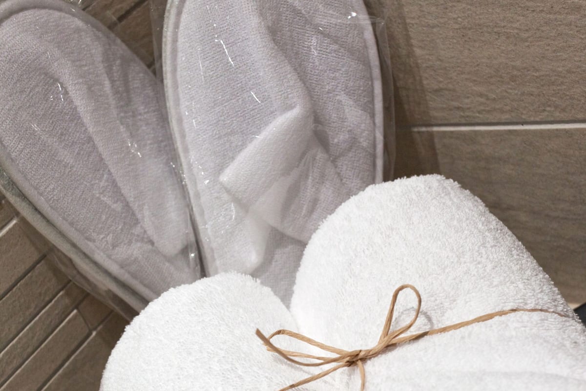 combined shower/bathtub, hair dryer, bidet, towels