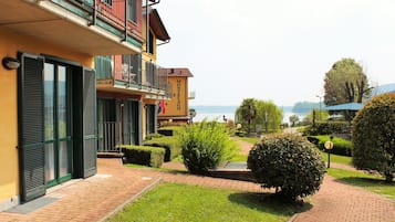 Blick von der Unterkunft