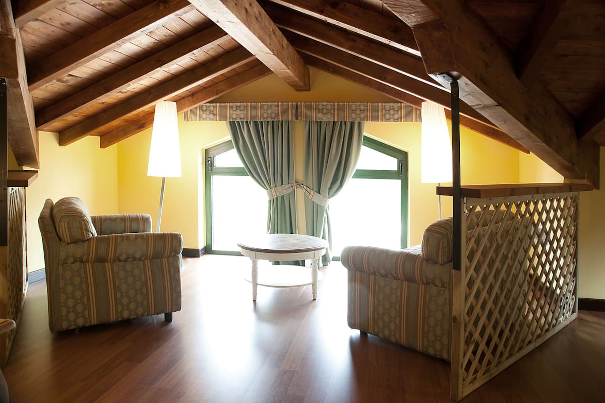 family room, private bathroom | living area | flat-screen tv