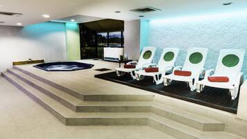 Body treatments, hydrotherapy, aromatherapy, massages