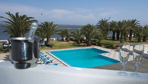 Double or Twin Room, River View | Balcony view - Hotel Estalagem Riabela (Murtosa)