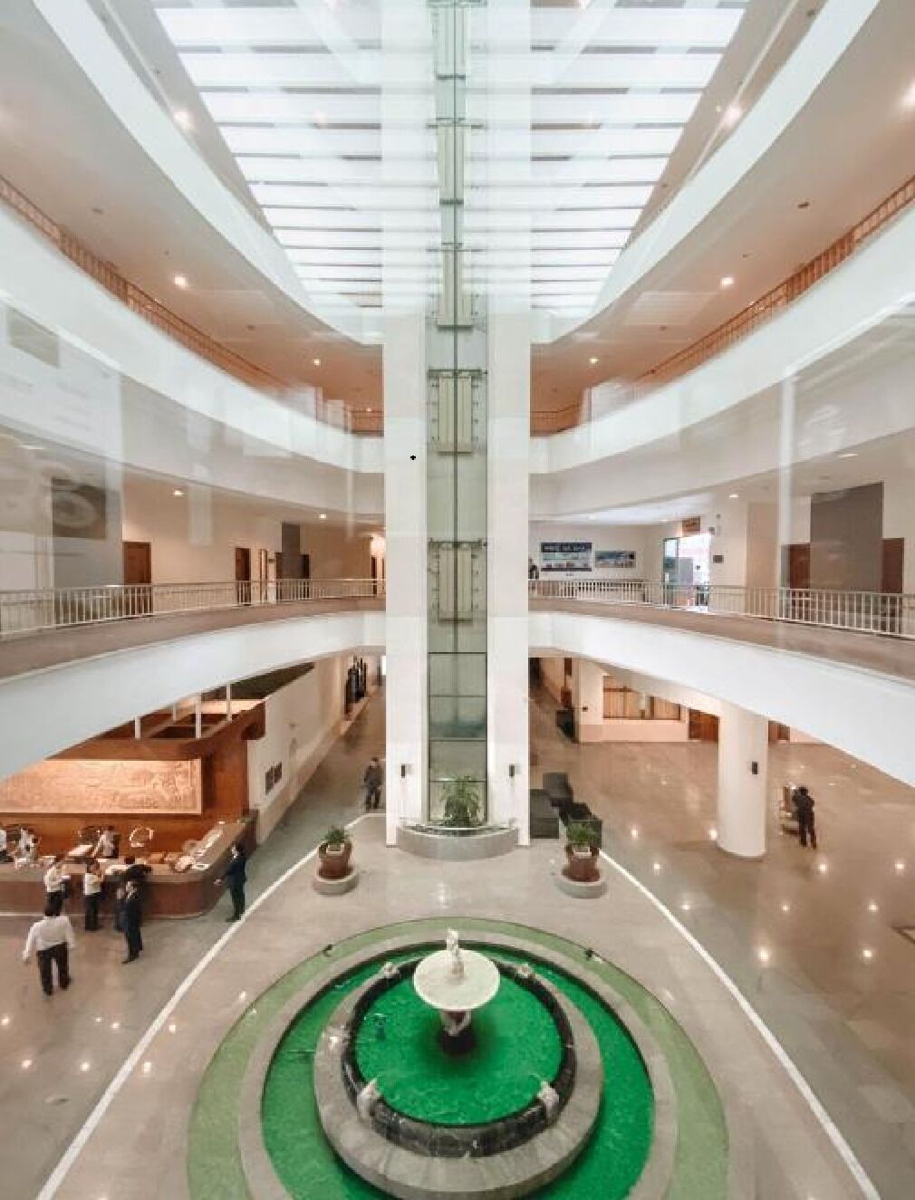 Sitteområde i lobbyen