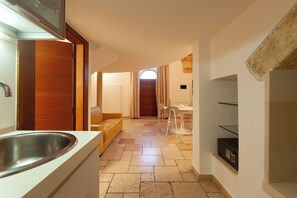 Apartament (Ponte Ciolo) | Sala d'estar | Televisor LCD de 32 polzades amb canals digitals i televisor 