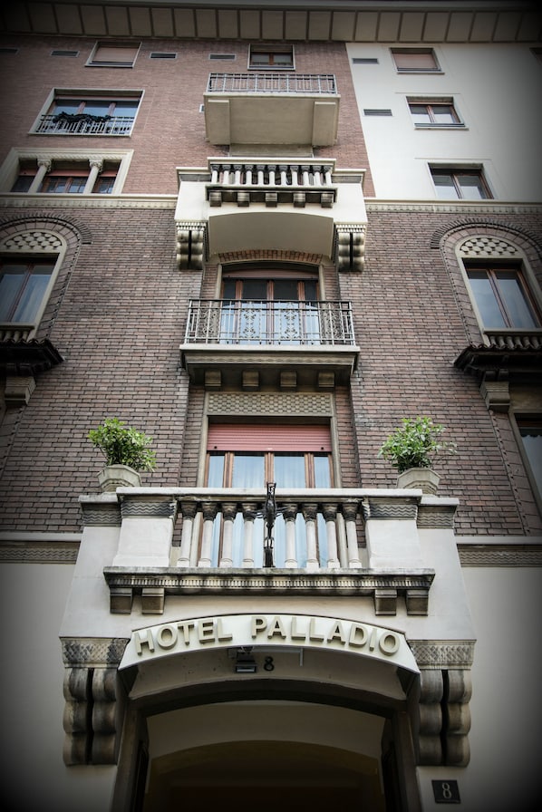 Voorkant van accommodatie