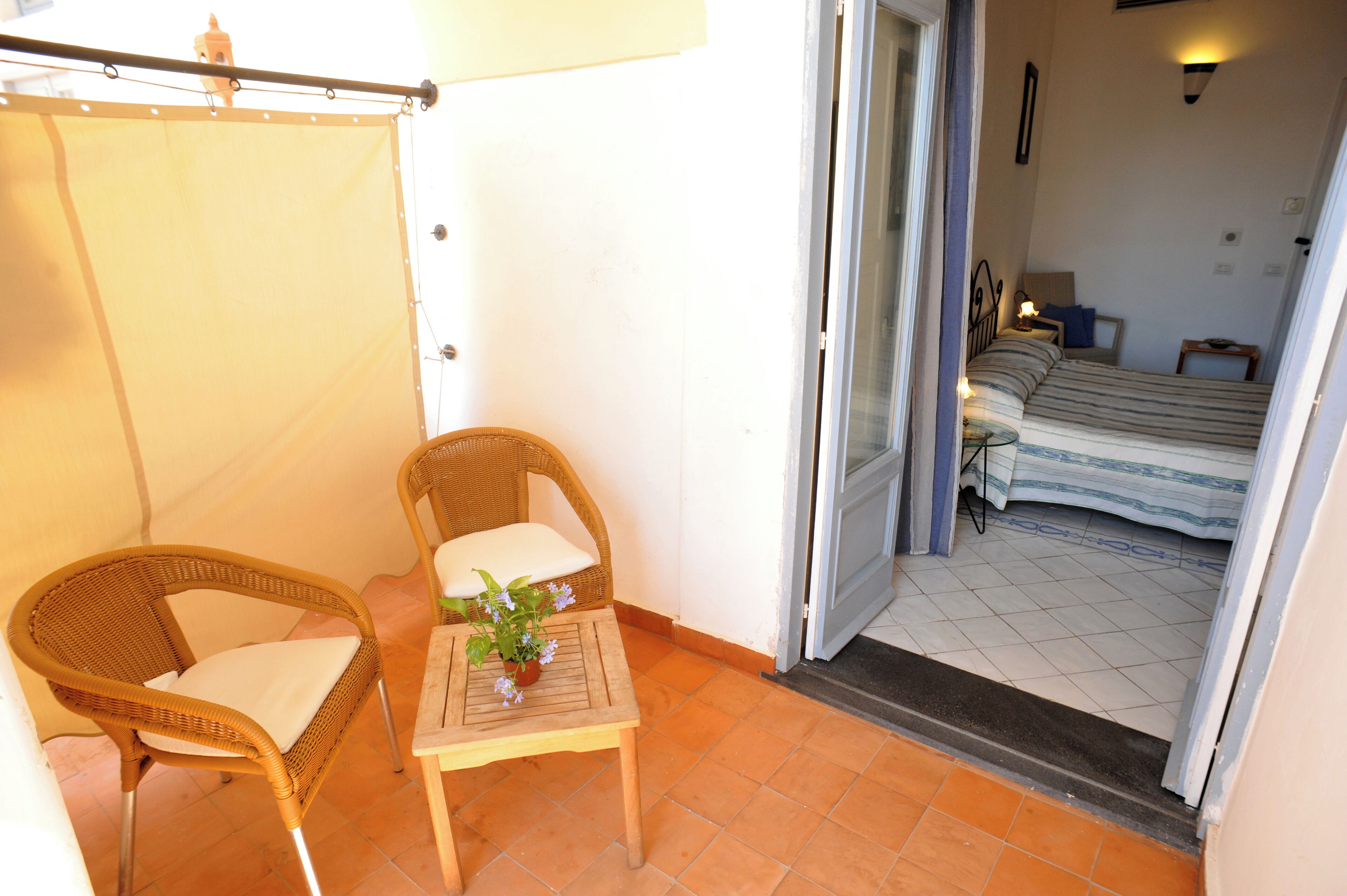 standard double room, sea view | terrace/patio