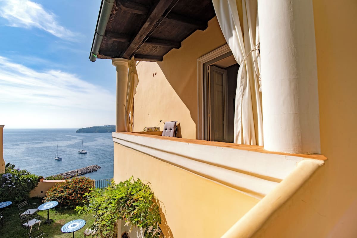 Standard Double Room, Partial Sea View | Balcony view