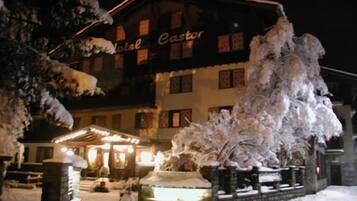 Front of property – evening/night