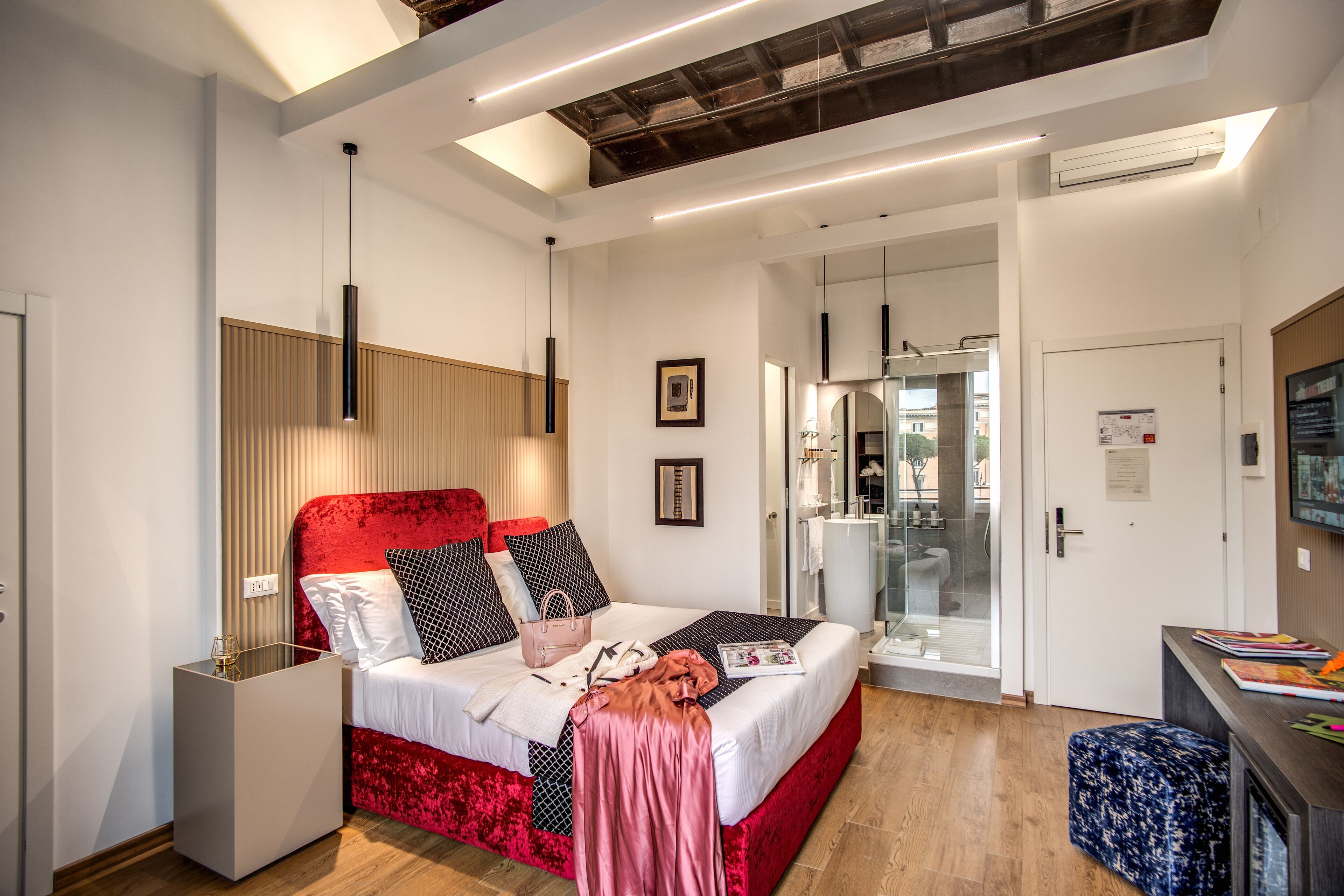 Chambre Triple Supérieure, vue ville | Vue de la chambre