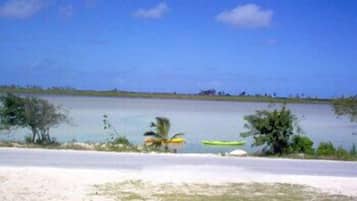 Private beach