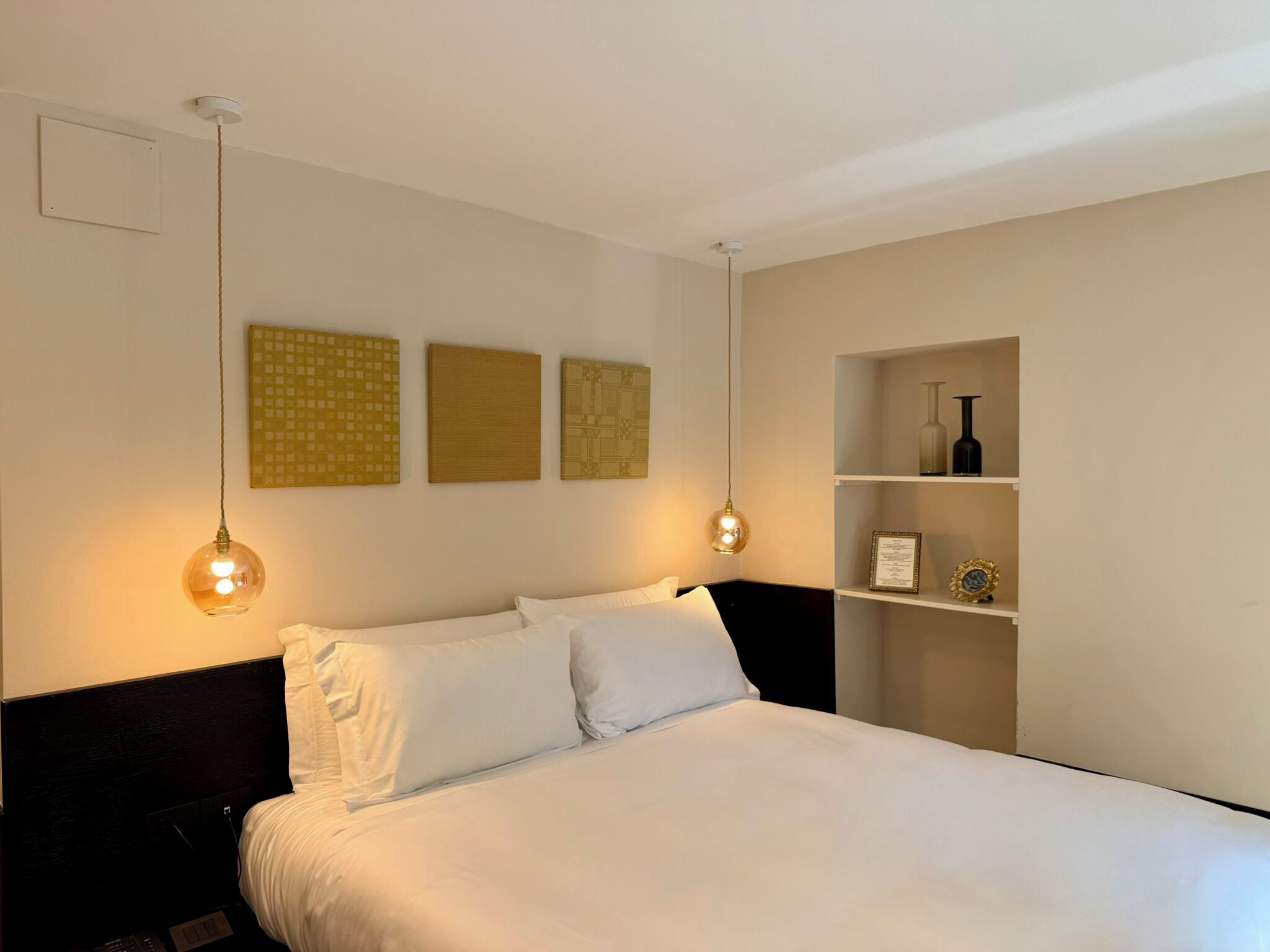 Chambre supérieure (with Private Garden) | Literie de qualité, couette en duvet, lit avec matelas Select Comfort