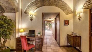 Lobby sitting area