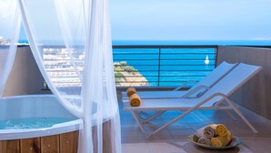 Dobbeltrom – executive, sjøutsikt (Outdoor Jacuzzi) | Terrasse/patio
