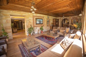 Sitteområde i lobbyen