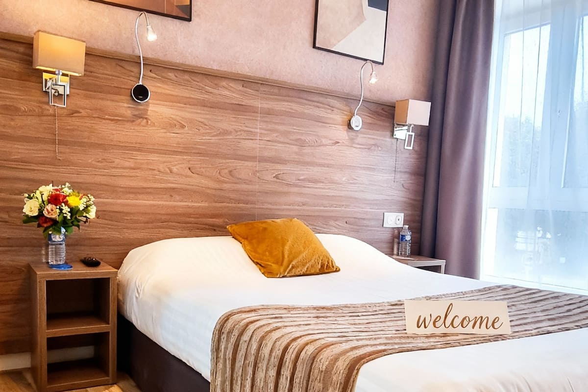 Kahden hengen comfort-huone | Työpöytä, silitysrauta/-lauta, ilmaiset vauvansängyt, ilmainen Wi-Fi