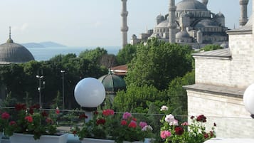 Blick von der Unterkunft