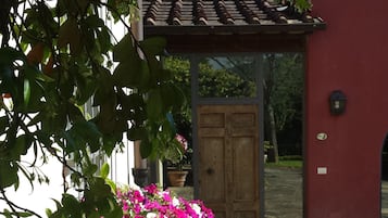 Apartment fĂŒr 3 Personen | Blick auf den Garten