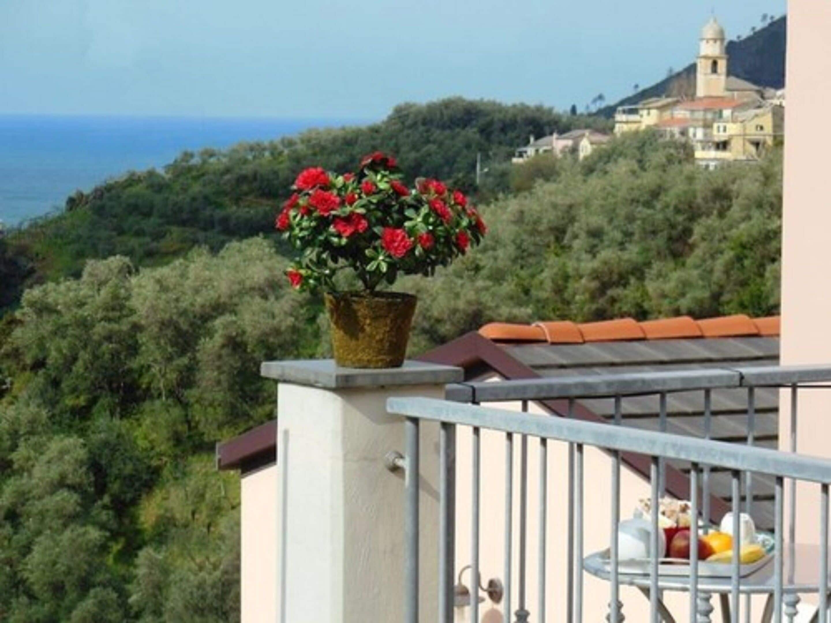 Camera doppia, balcone, vista mare | Vista balcone