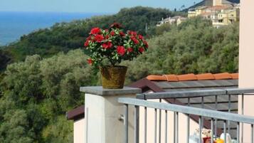 Camera doppia, balcone, vista mare | Vista balcone