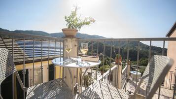 Camera doppia, terrazzo, vista collina | Vista dalla camera