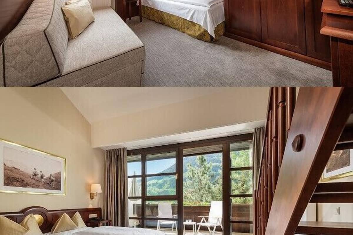 Family Room, Balcony, Mountain View | 2 bedrooms, in-room safe, desk, laptop workspace