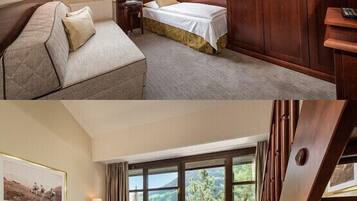 Familienzimmer, Balkon, Bergblick | 2 Schlafzimmer, Zimmersafe, Schreibtisch, laptopgeeigneter Arbeitsplatz