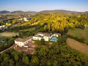 Aerial view - Villa il Sasso - Dimora d'epoca (Bagno a Ripoli)