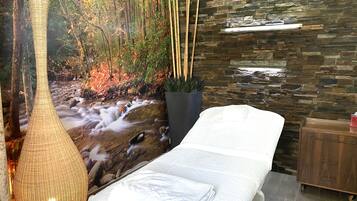Esfoliação corporal, tratamentos faciais, massagens