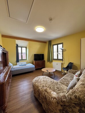 Căn hộ, 3 phòng ngủ, bếp | Khu phòng khách | TV 