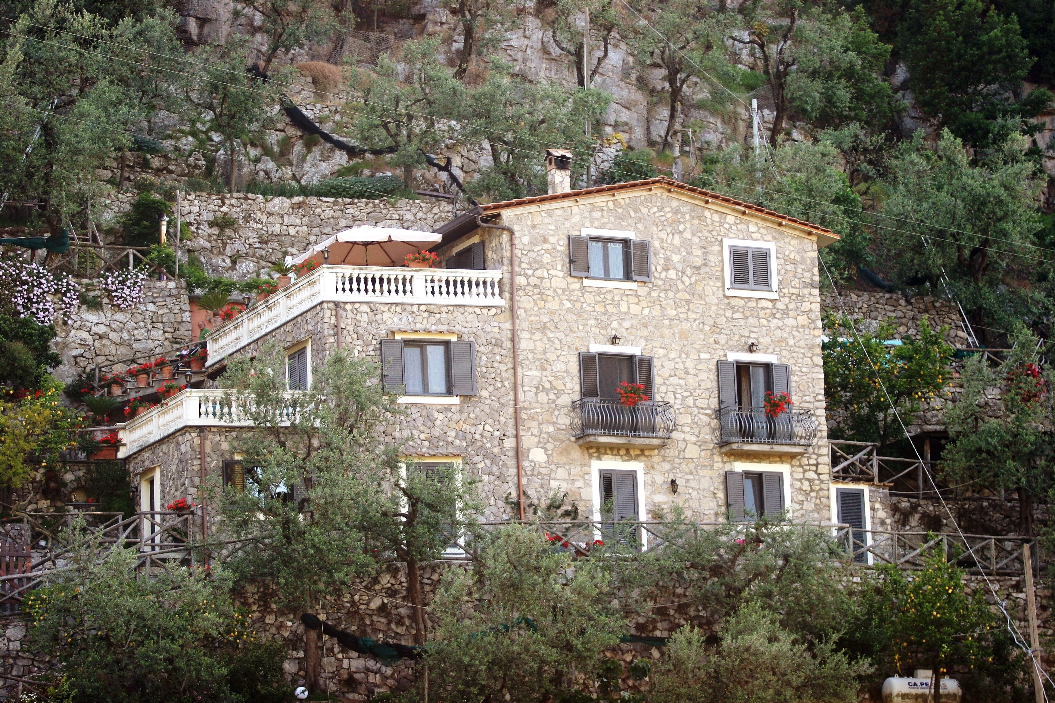 Facciata della struttura