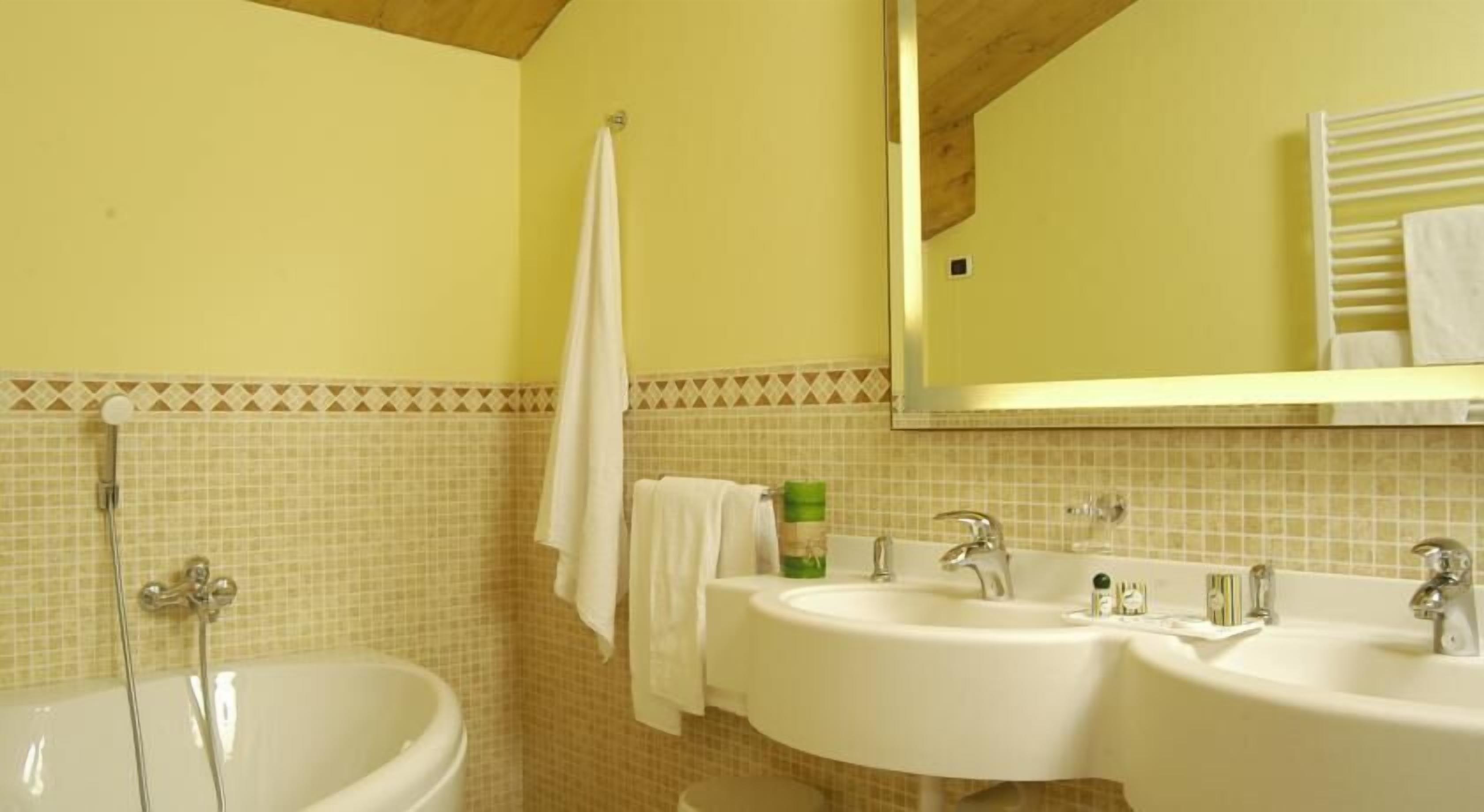 standard double room, 1 bedroom, balcony, mountain view | bathroom | free toiletries, hair dryer, dressing gowns, bidet