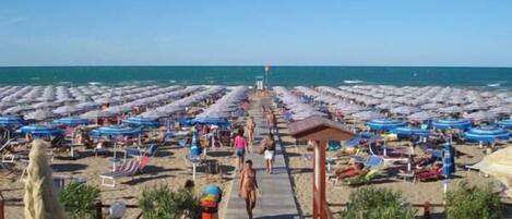 Private beach nearby, sun-loungers, beach umbrellas