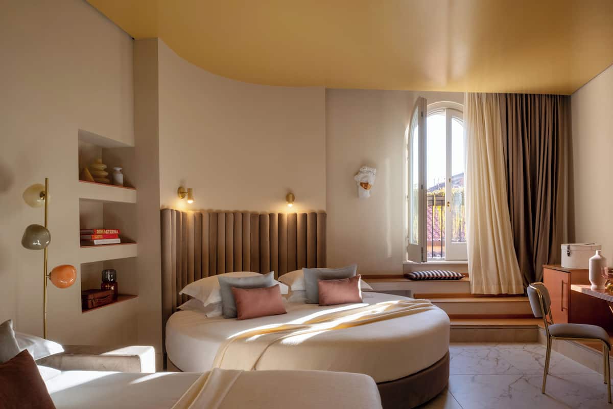 Suite studio | Literie de qualité, couette en duvet, minibar, décor unique