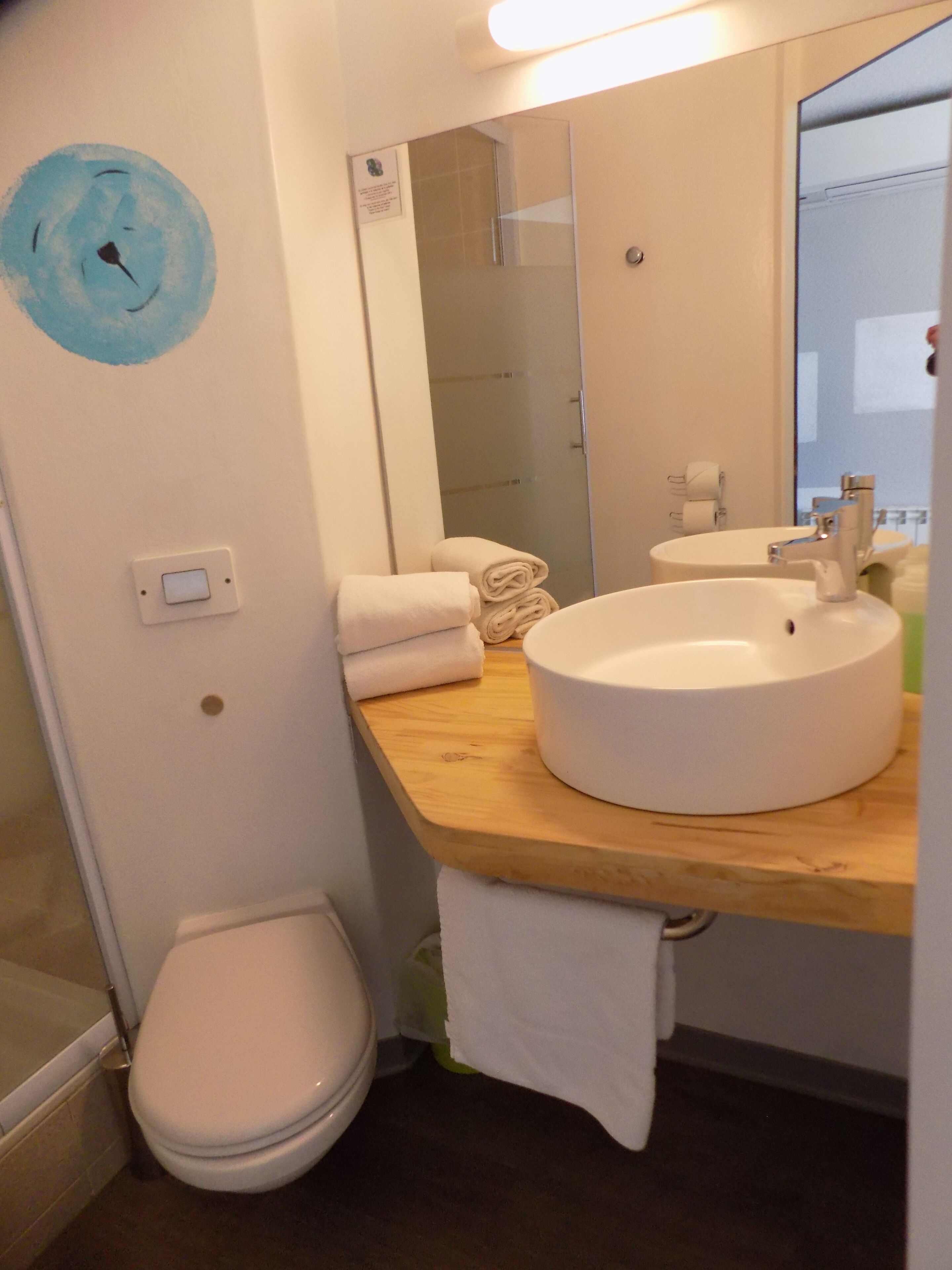 shower, rainfall showerhead, towels