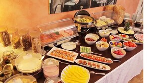 Frokostbuffé er inkludert hver dag