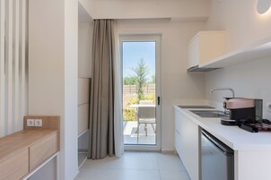 Suite estudio junior, vistas al jardín