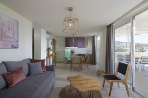 Suíte superluxo, 1 quarto, vista para o mar | Cozinha americana privada