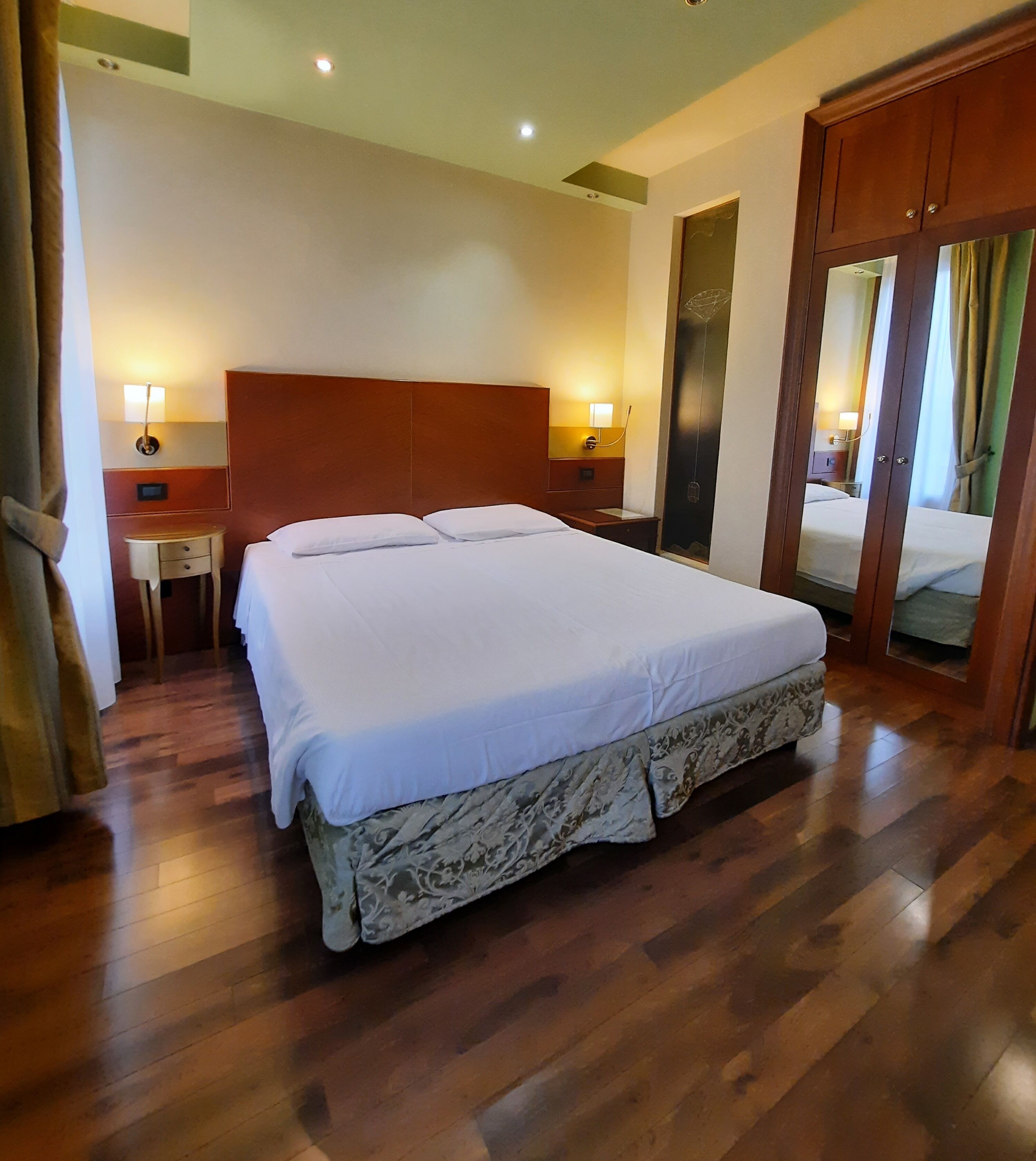 Panoramic-Doppelzimmer zur Einzelnutzung, Stadtblick