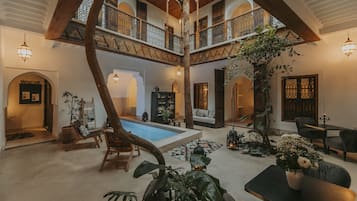 Junior Suite, 1 Queen Bed | Terrace/patio