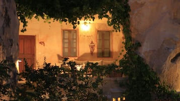 Front of property – evening/night