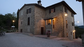 Front of property – evening/night