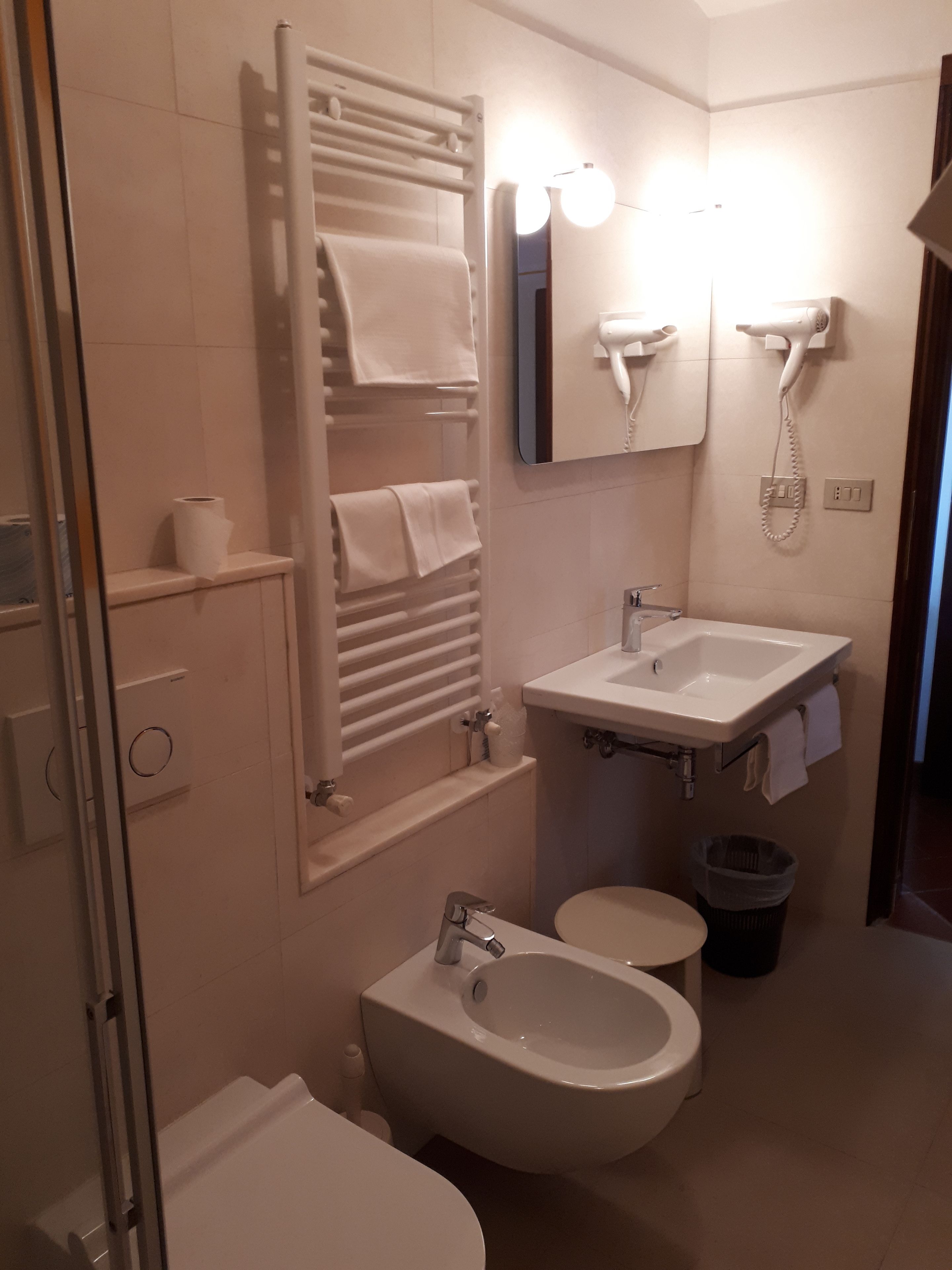 family quadruple room, 2 bedrooms, private bathroom | bathroom | shower, free toiletries, hair dryer, bidet