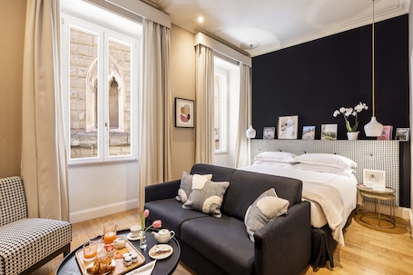 1 habitación y ropa de cama hipoalergénica