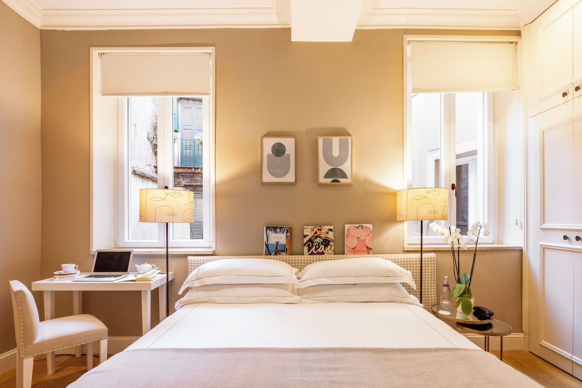 1 slaapkamer, een gratis minibar, een kluis op de kamer