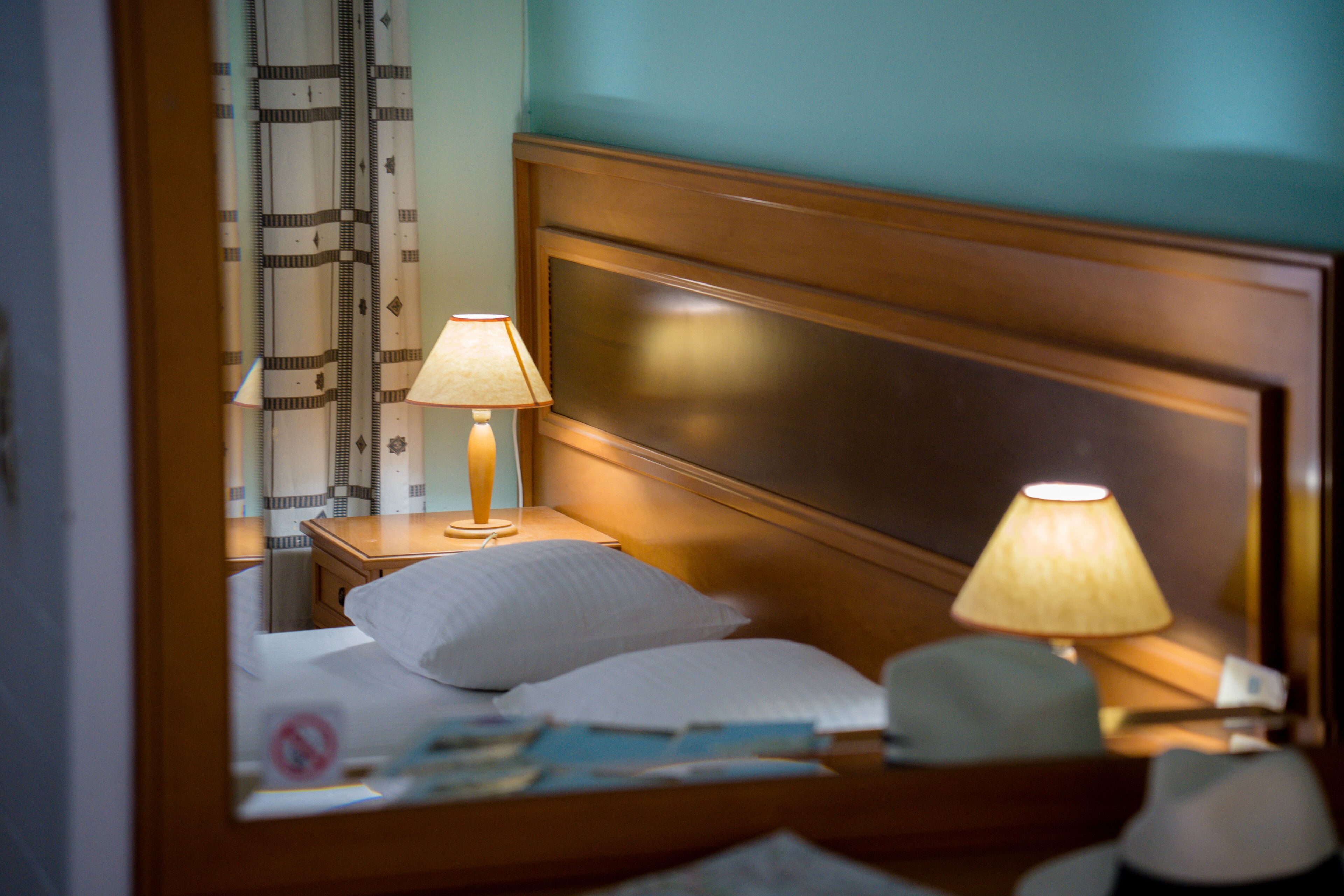 panoramic double room, sea view | 2 bedrooms, in-room safe, desk, blackout curtains