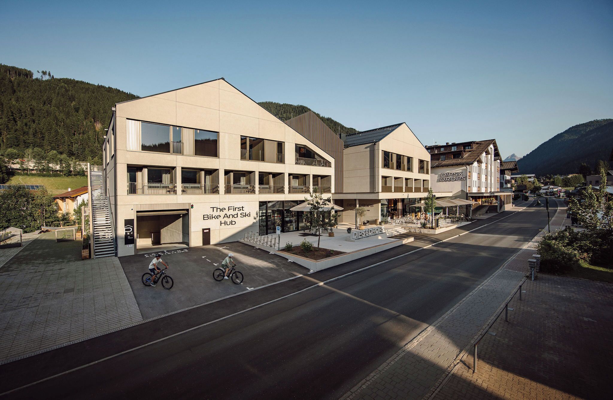 Façade de l’hébergement