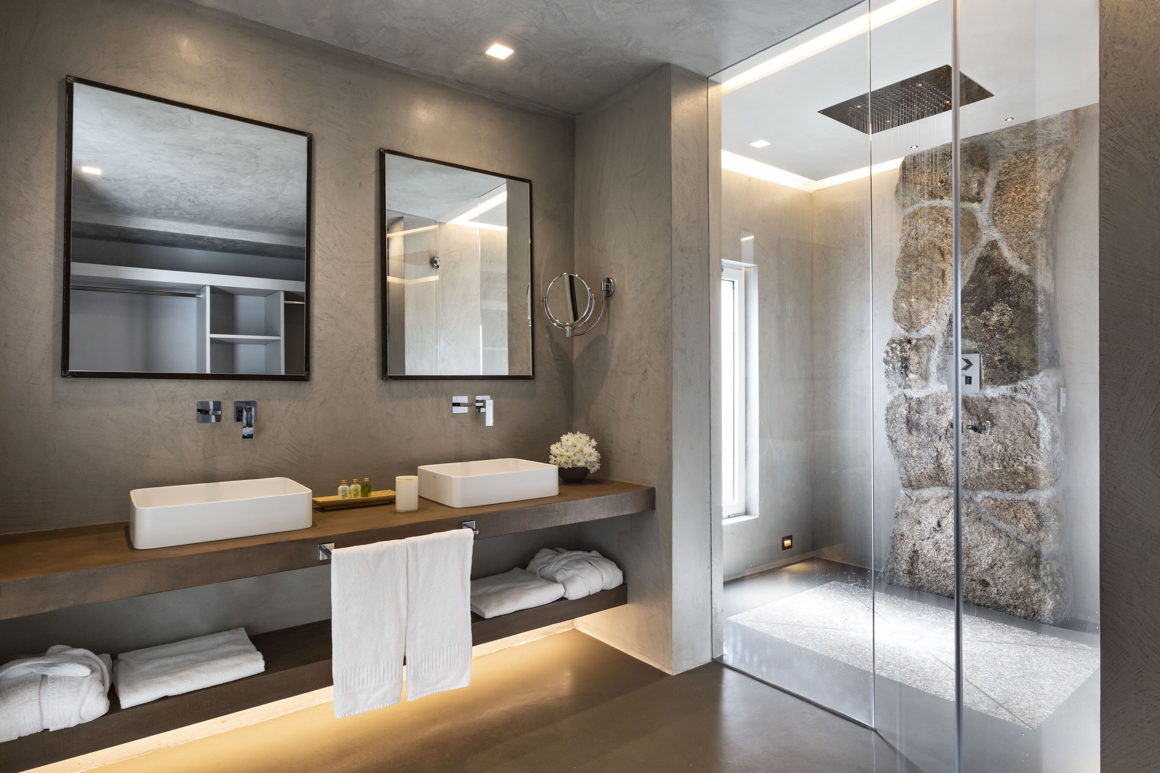 free toiletries, hair dryer, bathrobes, slippers