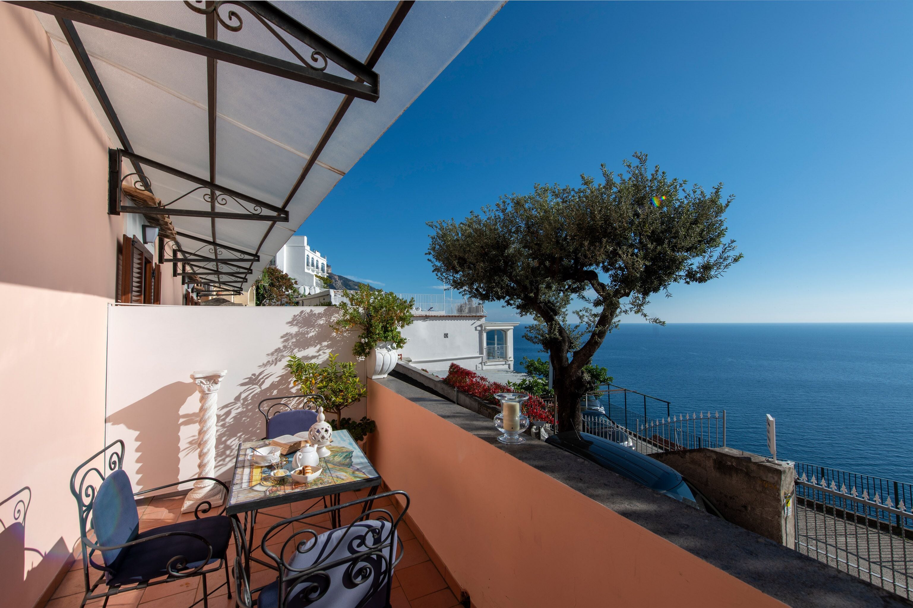 Deluxe Double Room, 1 Bedroom, Sea View, Annex Building | Terrace/patio